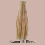 Maantop Clip-in van maanhaar in kleur 4. Natuurlijk blond