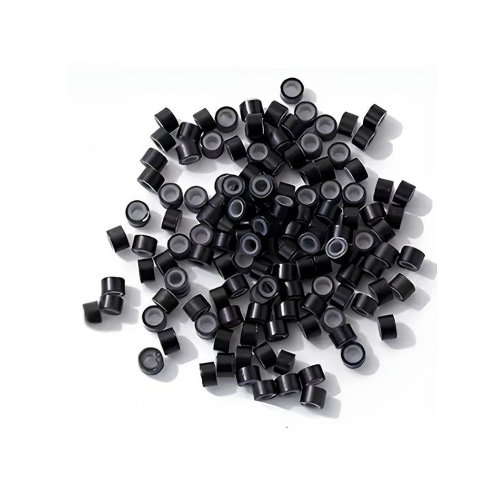 Siliconen microringen zwart